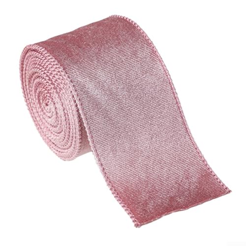 Weihnachtsband-Dekoration, Urlaubs-Luftschlangen, metallische Glitzer-Stoffbänder, Satinband zum Basteln, Geschenkverpackungen, Party-Dekoration, 200 cm (B) von Cloudpower