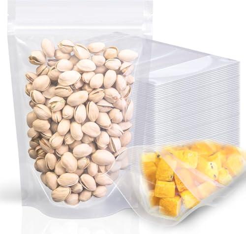 Cloudslucky 50 Stück 35x50cm Transparente Druckverschlussbeutel,Wiederverschließbare StandBeutel aus Plastik mit Zip, Groß Reißverschluss LebensmittelnVerpackungs Beutel Cloudslucky 50 Stück 35x50cm Transparente Druckverschlussbeutel,Wiederverschließbare StandBeutel aus Plastik mit Zip, Groß Reißverschluss LebensmittelnVerpackungs Beutel von Cloudslucky