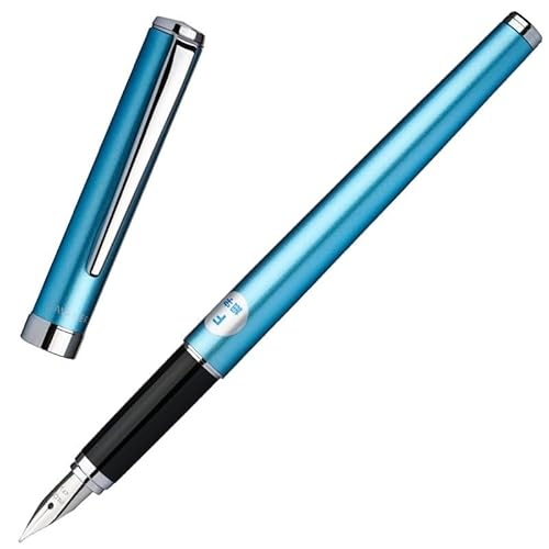 Clouism FCAN-3SR Füllfederhalter, Buchhandlung, Schreibwaren, Stifte, elegant, für Büro, Schule, Schreibwaren (Hellblau, F) von Clouism