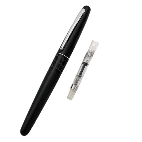 Clouism Füllfederhalter, Metallstift, Edelstahlfeder, bunt zum Schreiben (Krokodil, F 0,3 mm) von Clouism