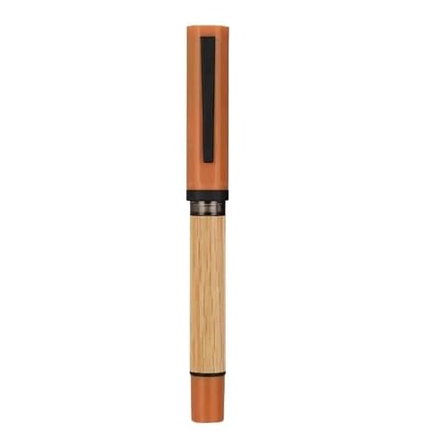 Clouism Füllfederhalter aus Holz, für Studenten, F EF, Schreibwaren, Schule, Bürobedarf (Gelb, F) von Clouism