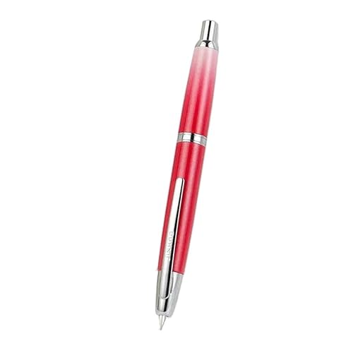 Clouism Füllfederhalter mit Farbverlauf, einziehbar, EF/F-Spitze mit Tintenkonverter, Schreibfarbe (Grün, EF-Feder (0,38 mm), 10 Stück von Clouism