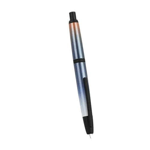 Clouism Füllfederhalter mit Farbverlauf, einziehbar, EF/F-Spitze mit Tintenkonverter, Schreibfarbe (Hellgrün, EF-Feder (0,38 mm), 10 Stück von Clouism
