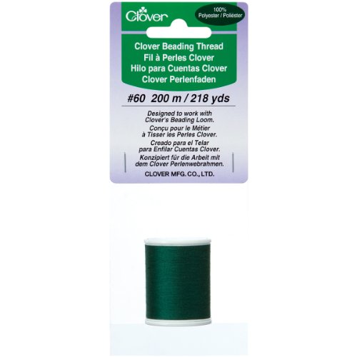 CLOVER 9915 Perlenfaden, 60/218 Yard, grün CLOVER 9915 Perlenfaden, 60/218 Yard, grün von Clover