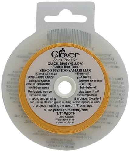 CLOVER Quick Schrägband, 4,5 m, Gelb von Clover