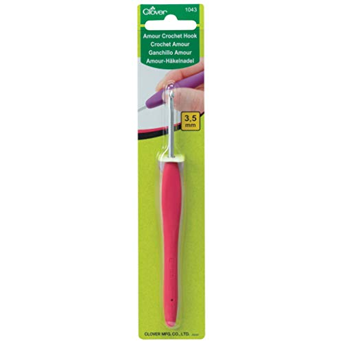 Clover 1043/E magenta Amour Häkelnadel, Größe E, 3,5 mm von Clover Näharbeiten Clover 1043/E magenta Amour Häkelnadel, Größe E, 3,5 mm von Clover Näharbeiten von Clover