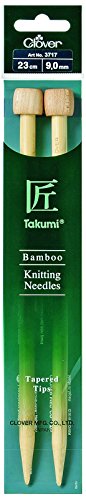 Clover 3717 Bambus-Jackennadeln Takumi 23 cm, 9 mm von Clover