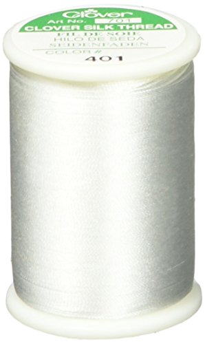 Clover 701CV-401 Seidengarn, 50 WT, 109 m, Weiß Clover 701CV-401 Seidengarn, 50 WT, 109 m, Weiß von Clover