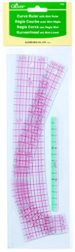 Clover Gebogenes Lineal CL7704, Kunststoff, Colourful, One Size Clover Gebogenes Lineal CL7704, Kunststoff, Colourful, One Size von Clover