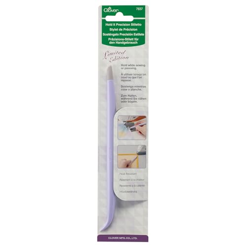 Clover 7837 Precision Hold it Präzisions-Stiletto, Acryl, Lavendel von Clover