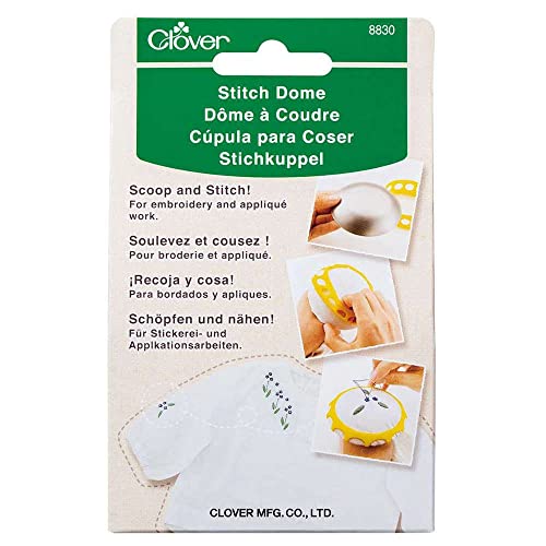 Clover 8830 Stitch Dome Gesteppte Kuppel, Silber und Gelb, One Size Clover 8830 Stitch Dome Gesteppte Kuppel, Silber und Gelb, One Size von Clover