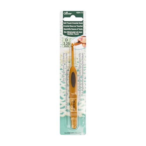 Clover CL1004 Häkelnadel, Metal, Gold, 3,25 mm Größe Clover CL1004 Häkelnadel, Metal, Gold, 3,25 mm Größe von Clover