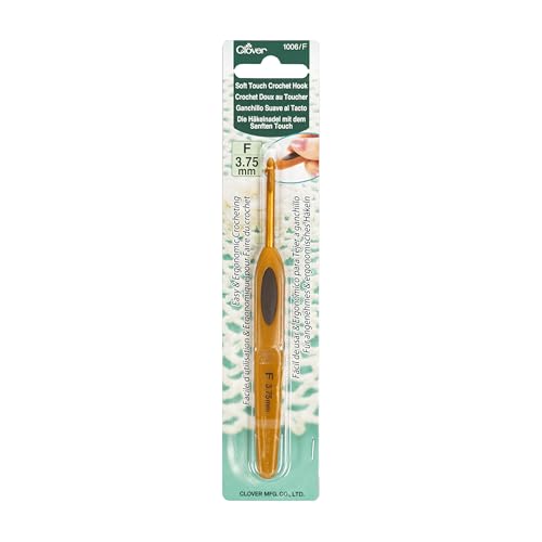 Clover CL1006 Häkelnadel, Plastic, Gold, 3,75 mm Größe Clover CL1006 Häkelnadel, Plastic, Gold, 3,75 mm Größe von Clover