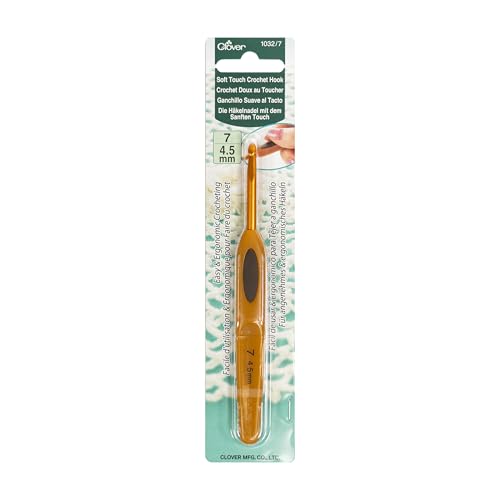 Clover CL1032 Häkelnadel, Plastic, Gold, 4,5 mm Größe Clover CL1032 Häkelnadel, Plastic, Gold, 4,5 mm Größe von Clover