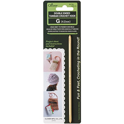 Clover Häkelnadel, Bambus, Beige, 4mm Clover Häkelnadel, Bambus, Beige, 4mm von Clover