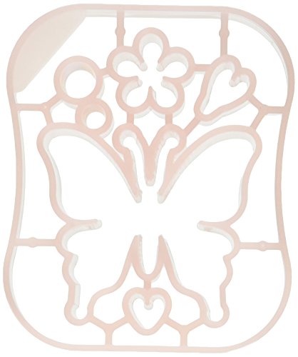 Clover Nadelfilz-Applikationsform: Schmetterling, Wolle, Rose, 1 Clover Nadelfilz-Applikationsform: Schmetterling, Wolle, Rose, 1 von Clover