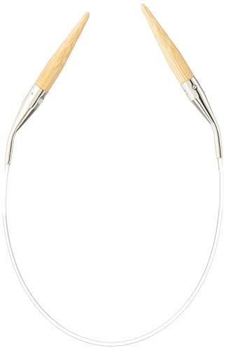 Clover Circular Knitting Needles Rundstricknadeln, Bambus, UK-Größe 5 von Clover