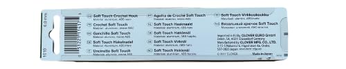 Clover Soft Touch Deluxe Häkelnadel, 6 mm von Clover