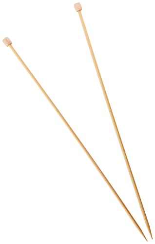clover Takumi Stricknadeln aus Bambus, 33 cm bis 35,6 cm, Größe 7/4,5 mm, sonstiges, Mehrfarbig, 3.16 x 5.93 x 40.65 cm von Clover