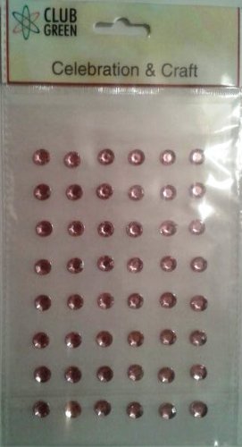 1 Blatt mit 48 Kugel Sticker, selbstklebend, rund, PINK 1 Blatt mit 48 Kugel Sticker, selbstklebend, rund, PINK von Club Green