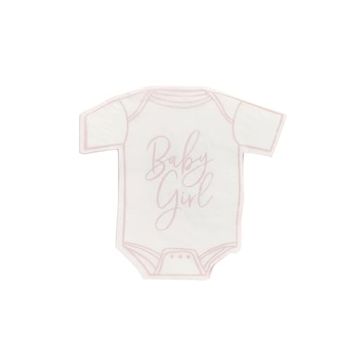 Club Green 16 rosa Baby-Servietten für Mädchen, Babyparty-Geschirr, rosa Servietten, rosa Babyparty, werdende Mama Club Green 16 rosa Baby-Servietten für Mädchen, Babyparty-Geschirr, rosa Servietten, rosa Babyparty, werdende Mama von Club Green