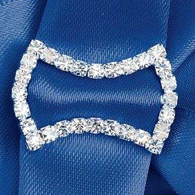 Club Green Diamant Schleife Schnalle, Silber, 2,7 x 1,8 cm, 5 Stück Club Green Diamant Schleife Schnalle, Silber, 2,7 x 1,8 cm, 5 Stück von Club Green