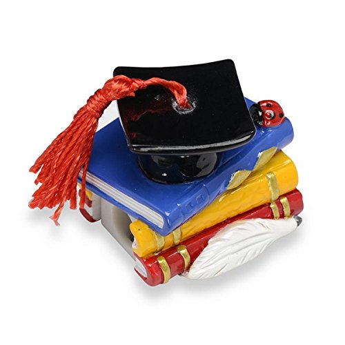 Club Green "Graduation/Spitzer Kunstharz Bücher, schwarz, 30 x 30 mm, 6 Stück Club Green "Graduation/Spitzer Kunstharz Bücher, schwarz, 30 x 30 mm, 6 Stück von Club Green