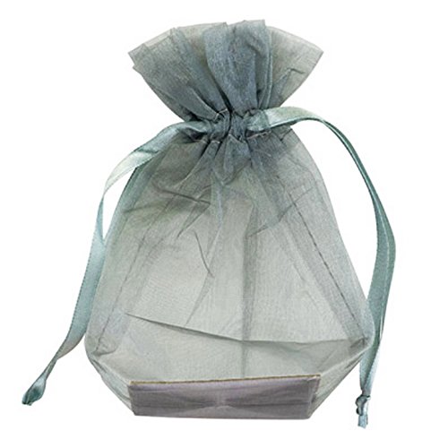 Club Green Organza Beutel, Silber, 150 x 110 mm, 10 Stück von Club Green