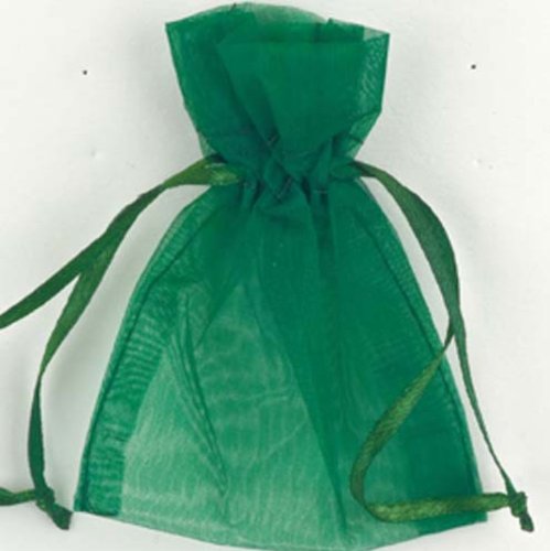 Club Green Organza Pouch, Oliv, 100 x 75 mm, 10 Stück von Club Green