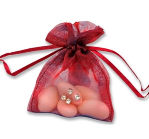Club Green Organza Tasche, Blau, 10 x 7,5 cm, 10 Stück Club Green Organza Tasche, Blau, 10 x 7,5 cm, 10 Stück von Club Green