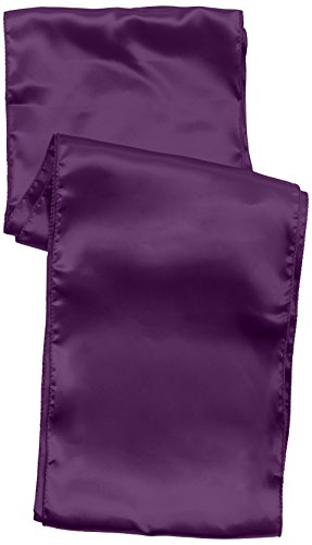 Club Green Stuhlkrawatte, Satin, Aubergine, 230 mm x 3 m, Textil, 29.5 x 17 x 0.3 cm von Club Green