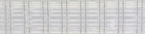 Club Green Tartan gestreiftes Band, Weiß, 38 mm x 10 m von Club Green