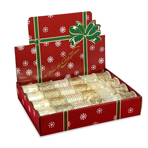 Club Green Xmas Bänder, elfenbeinfarben, 60 mm x 3 m Club Green Xmas Bänder, elfenbeinfarben, 60 mm x 3 m von Club Green