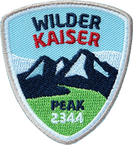 2 x Wilder Kaiser Abzeichen 55 x 60 mm gestickt/Bergtour im Kaiser-Gebirge/Wandern Bergsteigen Klettern Klettersteig/Aufnäher Aufbügler Sticker Patch/Reiseführer Wanderführer Touren-Karte 2 x Wilder Kaiser Abzeichen 55 x 60 mm gestickt/Bergtour im Kaiser-Gebirge/Wandern Bergsteigen Klettern Klettersteig/Aufnäher Aufbügler Sticker Patch/Reiseführer Wanderführer Touren-Karte von Club of Heroes