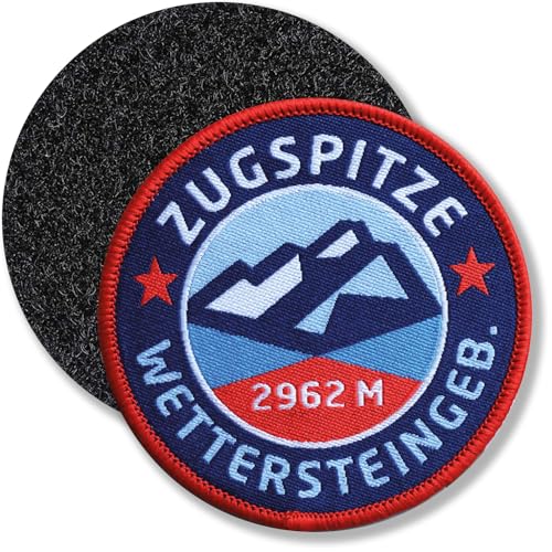 Klettpatch 68 mm - Zugspitze Wettersteingebirge Deutschland Höhe 2.962 m/Bayern bayerisch Alpen Ostalpen Garmisch-Partenkirchen Zugspitzbahn Grainau Gletscher Schneeferner Eibsee von Club of Heroes