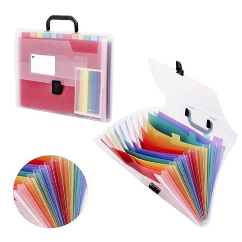 Fächermappe A4, Dokumentenmappe Mit 12 Fächer, Ordner a4/Aktenordner/Ordnungsmappe A4/Dokumententasche/Mappe Organizer mit Griff,Für Büro Hause Schule Dokumente Fächermappe A4, Dokumentenmappe Mit 12 Fächer, Ordner a4/Aktenordner/Ordnungsmappe A4/Dokumententasche/Mappe Organizer mit Griff,Für Büro Hause Schule Dokumente von Clukit