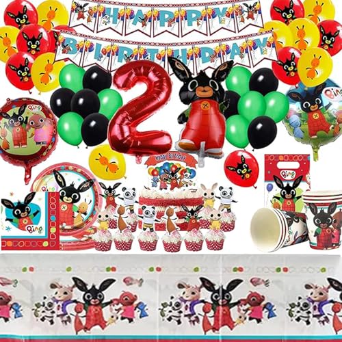 Bunny 2 Jhar geburtstag geschirr dekoration Set,Bunny 2 Jhar Luftballon deko geburtstag Bunny 2 Jhar geburtstag geschirr dekoration Set,Bunny 2 Jhar Luftballon deko geburtstag von Clybeaut