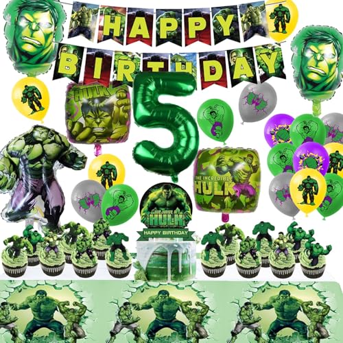 Hu-lk 5 Jahren Geburtstag Deko,Hu-lk Geburtstag Party Luftballons ,48pcs Hu-lk Geburtstag Set,Hu-lk Party Supplies Zahlen 5 Folienballon,Kindergeburtstag Ballons Dekoration Hu-lk 5 Jahren Geburtstag Deko,Hu-lk Geburtstag Party Luftballons ,48pcs Hu-lk Geburtstag Set,Hu-lk Party Supplies Zahlen 5 Folienballon,Kindergeburtstag Ballons Dekoration von Clybeaut