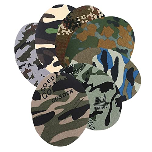 Clyhon 14 Pcs Flicken zum Aufbügeln, Camouflage Ovale Form Stoffaufnäher für Reparatur Nähen Ellenbogen Knie Eisen auf Applikationen Clyhon 14 Pcs Flicken zum Aufbügeln, Camouflage Ovale Form Stoffaufnäher für Reparatur Nähen Ellenbogen Knie Eisen auf Applikationen von Clyhon