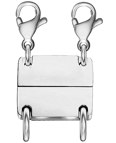 Clysoru Halsketten-Verschlüsse und Verschlüsse für Damen, Gold und Silber, mehrere für Schicht-Trenner, Perlen, Kettenverlängerung, Halsketten, Armband, Sicherheitsschmuck-Verschluss (1 x Clysoru Halsketten-Verschlüsse und Verschlüsse für Damen, Gold und Silber, mehrere für Schicht-Trenner, Perlen, Kettenverlängerung, Halsketten, Armband, Sicherheitsschmuck-Verschluss (1 x von Clysoru