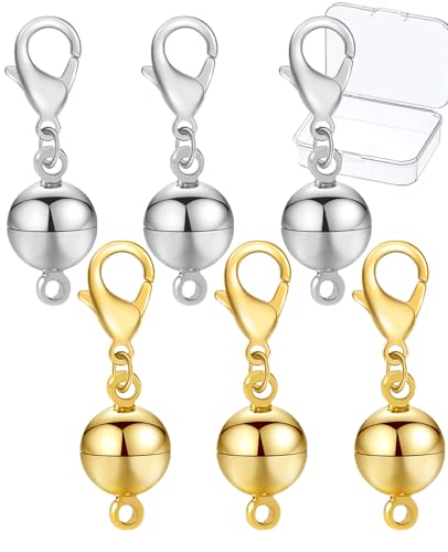 Clysoru Halskettenverschlüsse und Verschlüsse, Güteklasse A, 316 Edelstahl, Karabinerverschluss, Gold und Silber, für Halsketten, Armbänder, Schmuckherstellung, DIY, Handwerk, hergestellt in Italien. Clysoru Halskettenverschlüsse und Verschlüsse, Güteklasse A, 316 Edelstahl, Karabinerverschluss, Gold und Silber, für Halsketten, Armbänder, Schmuckherstellung, DIY, Handwerk, hergestellt in Italien. von Clysoru