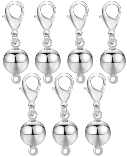 Clysoru Halskettenverschlüsse und Verschlüsse, Güteklasse A, 316 Edelstahl, Karabinerverschluss, Gold und Silber, für Halsketten, Armbänder, Schmuckherstellung, DIY, Handwerk, hergestellt in Italien. von Clysoru
