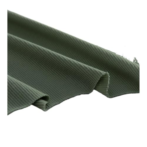 160 g/m² Baumwolle Spandex Feinrippstoff für Sommer-T-Shirts & Tops - 0,25m / 0,5m / Stück Stretch Jersey Stoff (26,50 x 135 cm (0,5 Meter)) von Cmis Kbei