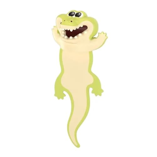 PVC-Stereo-Schreibwaren-Werkzeuge, Tiermarker, Büro-Indexe, Lese-Etiketten, Lerngeschenk, Lesezeichen, 3D-Lesezeichen (Krokodil) von Cmis Kbei
