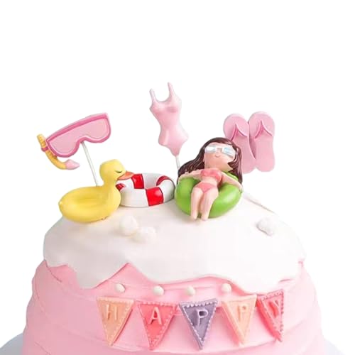 6PCS Sommerkuchen -Top -Pool -Pool -Kuchen -Dekoration Strandkuchen Topper Hawaiian Beach Themed Kuchendekoration für Geburtstagsfeierzubehör 6PCS Sommerkuchen -Top -Pool -Pool -Kuchen -Dekoration Strandkuchen Topper Hawaiian Beach Themed Kuchendekoration für Geburtstagsfeierzubehör von Cndiyald