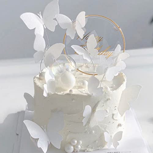 Cndiyald Cake Toper Butterfly Cupcake Toper 3D Schmetterling Kuchen Dekor Hohlbutterer für Geburtstagsfeier Versorgung 11pcs Weiß Cndiyald Cake Toper Butterfly Cupcake Toper 3D Schmetterling Kuchen Dekor Hohlbutterer für Geburtstagsfeier Versorgung 11pcs Weiß von Cndiyald