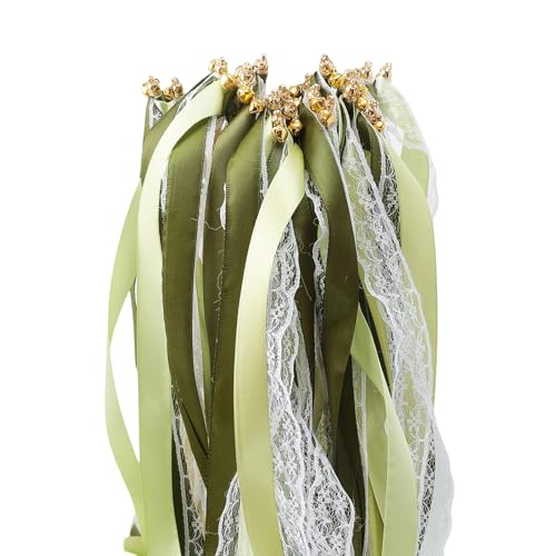 20 Stück Satiniertes Spitzenband Wand mit Glocken Magischer Stick Band Zauberstab für Hochzeit Party Dekoration Urlaub Party Dekoration 20 Stück Satiniertes Spitzenband Wand mit Glocken Magischer Stick Band Zauberstab für Hochzeit Party Dekoration Urlaub Party Dekoration von Cnrfeoap