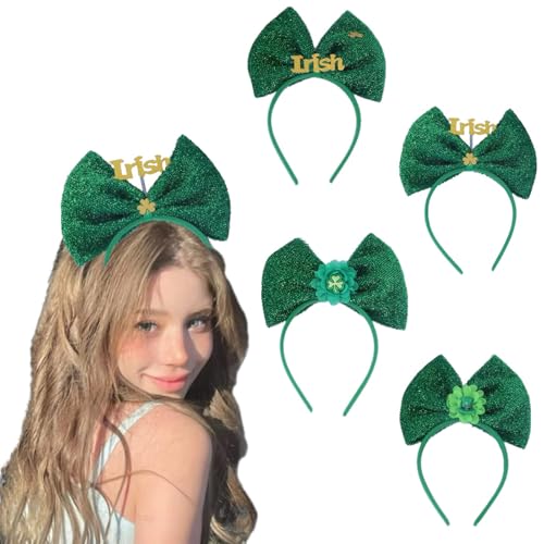 Cnrfeoap Haarreif mit Schleife und Kleeblatt-Verzierungen, Haarschmuck für Patrick's Day und andere Festival-Events Cnrfeoap Haarreif mit Schleife und Kleeblatt-Verzierungen, Haarschmuck für Patrick's Day und andere Festival-Events von Cnrfeoap