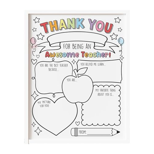 Dankeskarte für Lehrer, 11 x 17 cm, handgefertigt, Dankeskarte für Lehrer, Klassenzimmer, Partyzubehör Dankeskarte für Lehrer, 11 x 17 cm, handgefertigt, Dankeskarte für Lehrer, Klassenzimmer, Partyzubehör von Cnrfeoap
