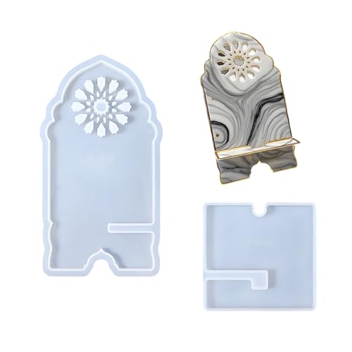 Ladekompatible Silikon Telefonhalter Schimmel Kreatives Harzguss Set Für Individuelle Dekore Schmuck Making Silikonharzform von Cnrfeoap